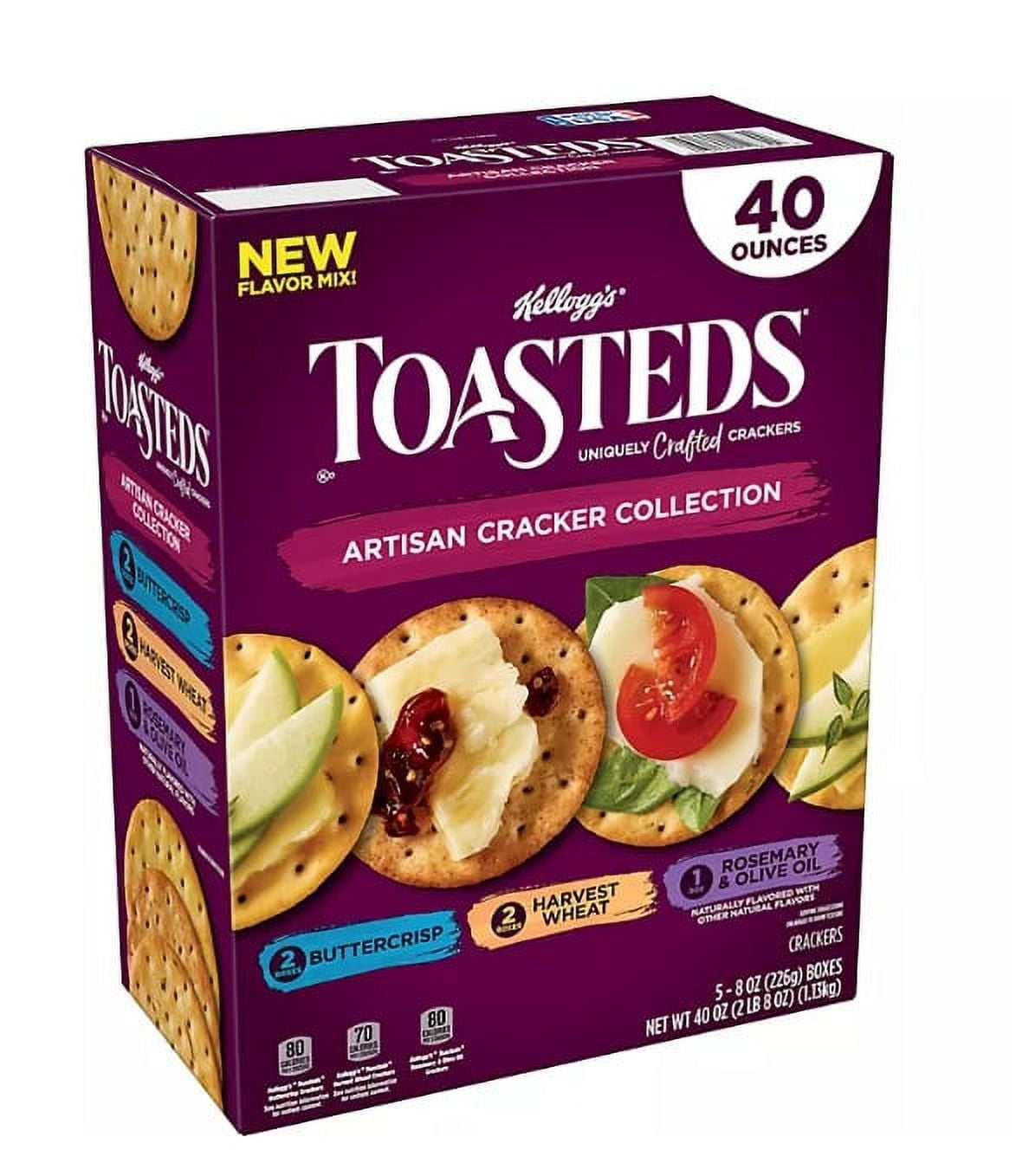 Kellogg's Toasteds Crackers Variety Pack (40 oz.)