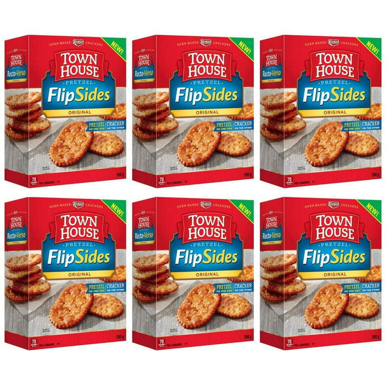 Kellogg's Town House Flipsides Original Cracker, 260g/9.2oz