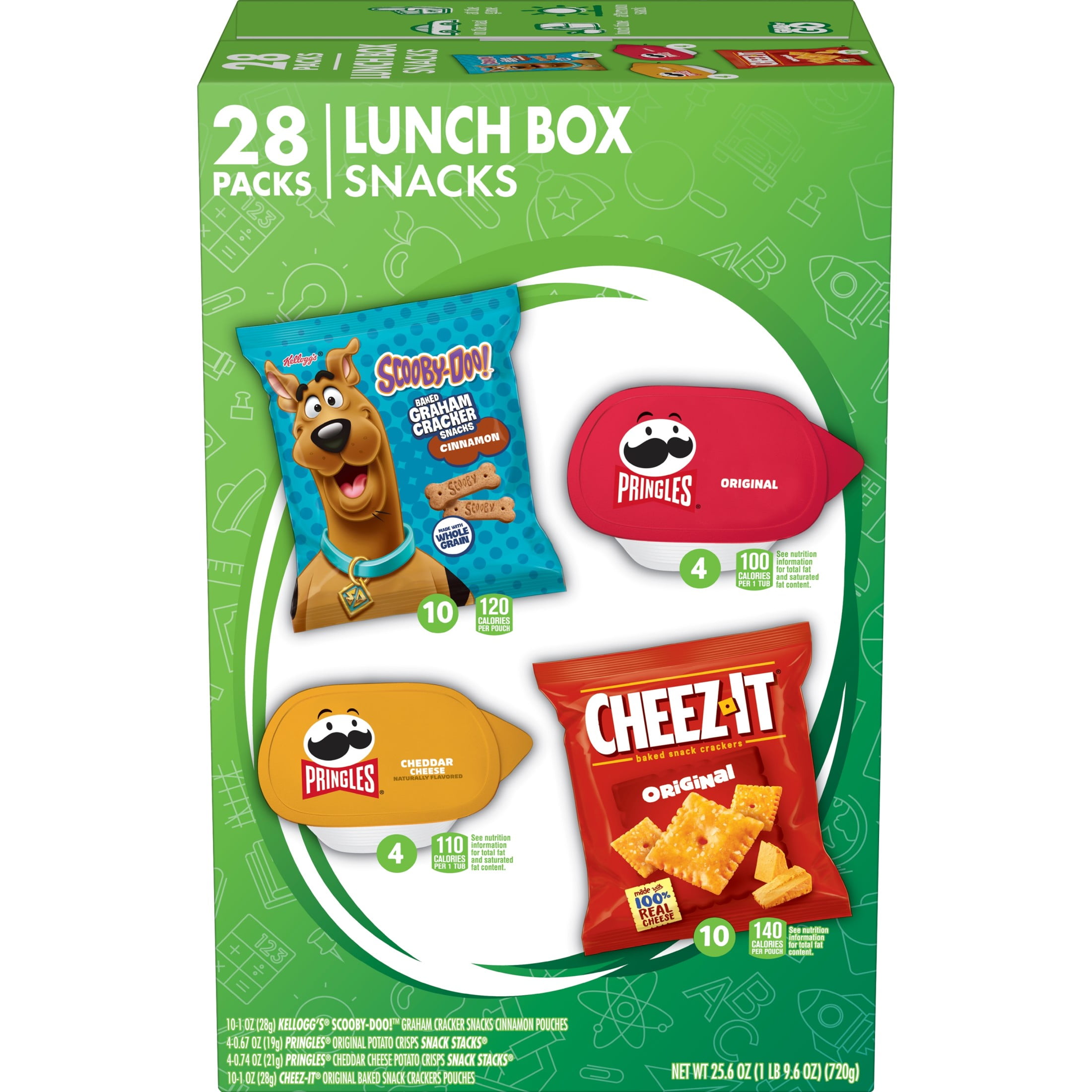 Kellogg's Variety Pack Lunch Box Snacks, Lunch Snacks, 28 Count