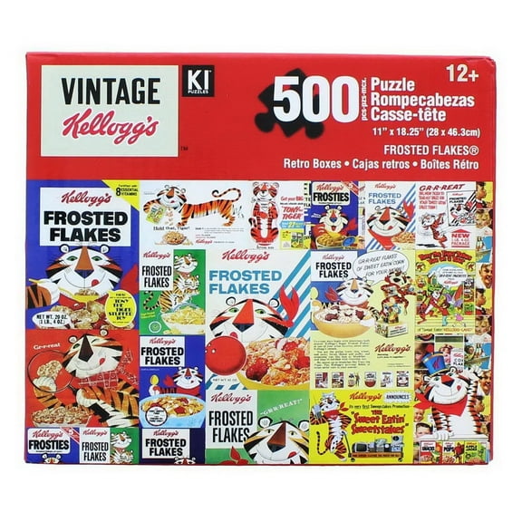 Kellogg's Vintage Frosted Flakes 500 Piece Jigsaw Puzzle