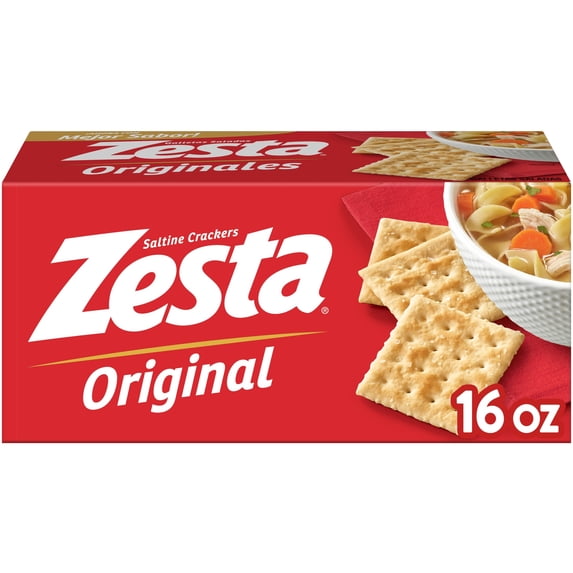 Zesta Original Saltine Crackers, Soup Crackers, 16 oz