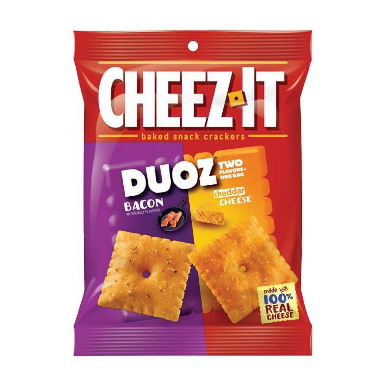 Kelloggs Cheez It Duoz Baked Snack Crackers, 4.3 oz