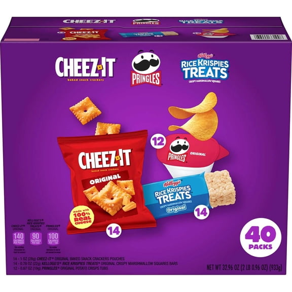 Kelloggs Classic Snack Mix Variety Pack, 40 ct.