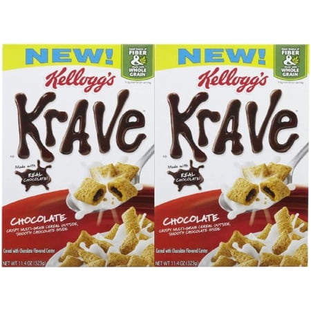 Kelloggs Krave Krave Cereal - Chocolate - 11.4 Oz - 2 Pk