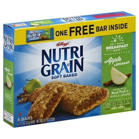 Kelloggs Nutri Grain Breakfast Bars, 9 ea