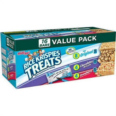 Kelloggs Rice Krispies Marshmallow Squares, 16 ea