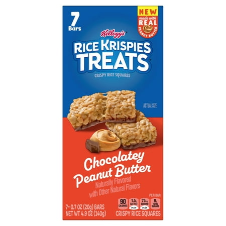 Kelloggs Rice Krispies Treat Chocolate Peanut Butter 4.9 oz