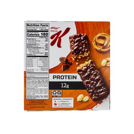 Kelloggs Special K Protein Bar Chocolate Peanut Butter (8 bars - 1.59 oz each)