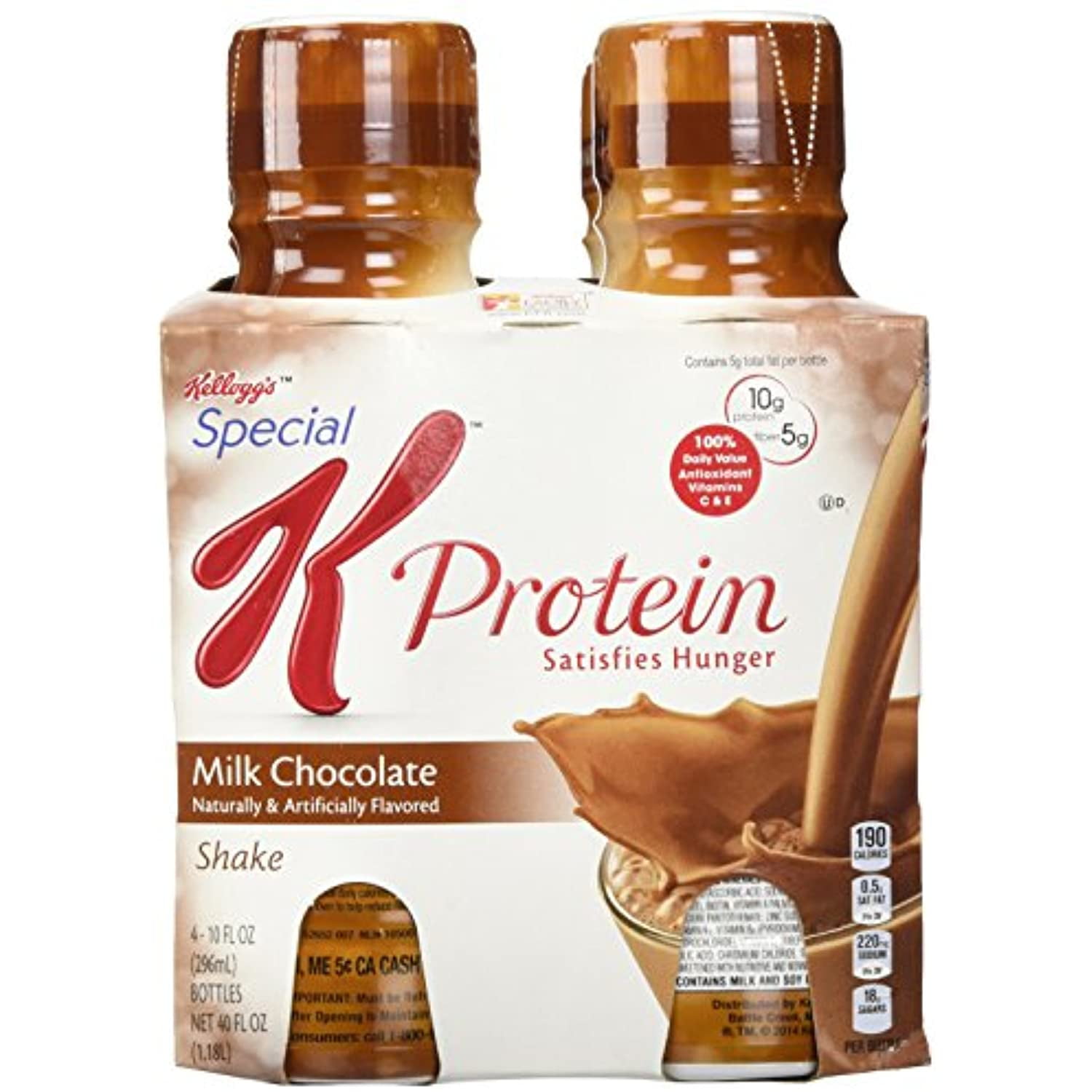 Kelloggs Special K Protein Shakes, Milk Chocolate, 4 Ct
