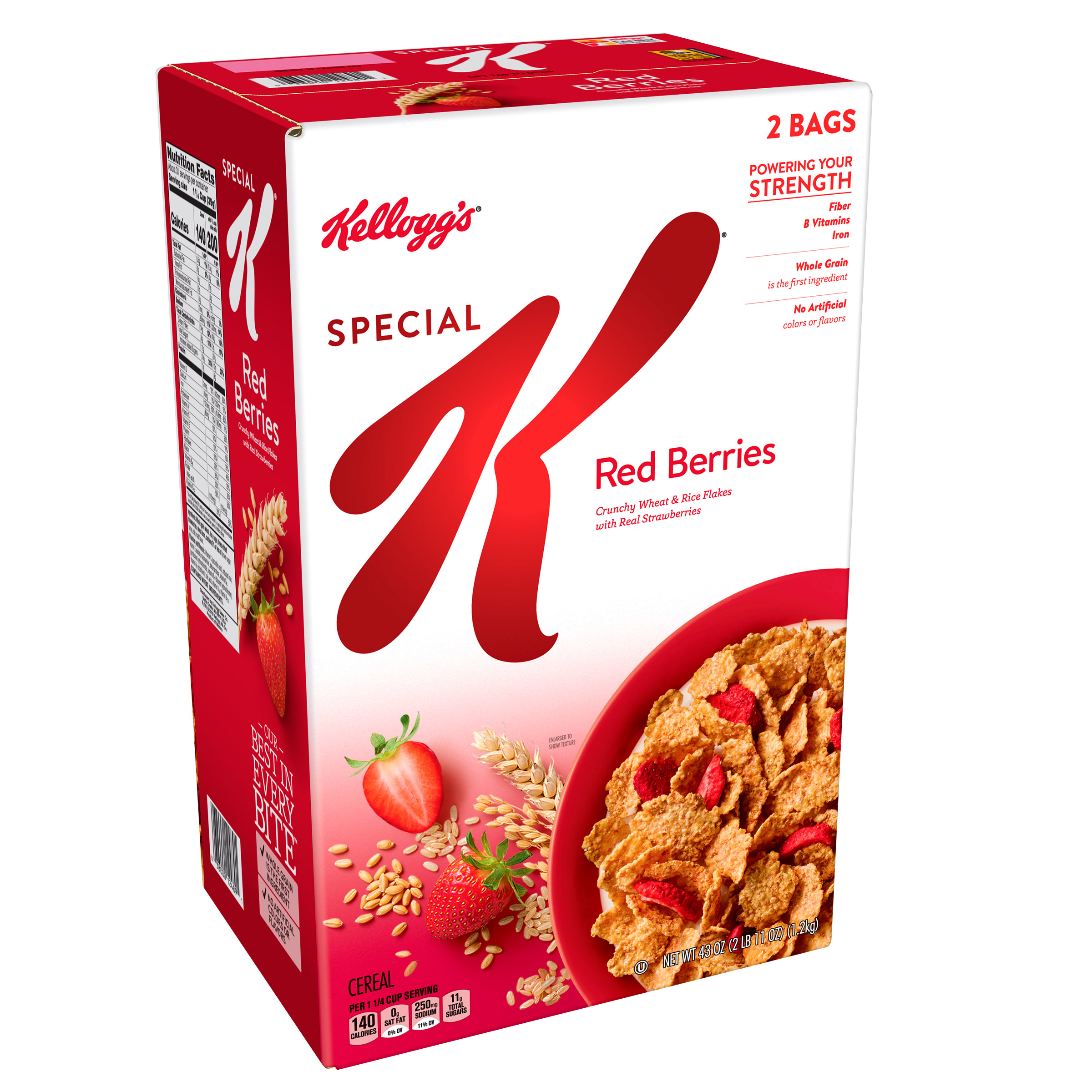 Kelloggs Special K Red Berries Cereal, 43 Oz