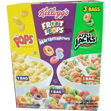 Kelloggs Tri Fun Variety Pack, 37.3 Ounce