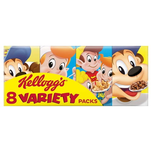 Kelloggs Variety Pack Cereal 196g, British Import (Pack of 3)