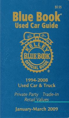Pre-Owned Kelly Blue Bk Used Car Guide Jan-Jun 2009 (Paperback) 1883392756 9781883392758