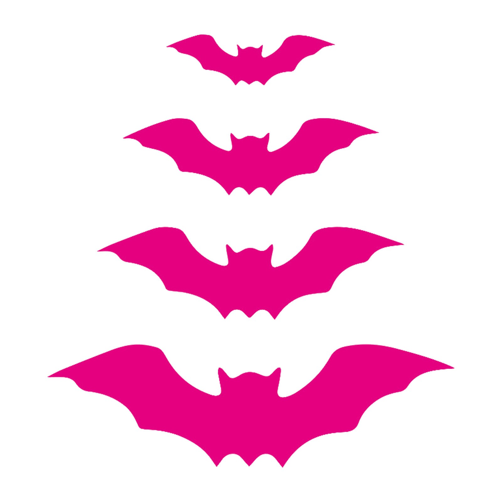 Kelly Bro New Bats 3D Black Three Bat Paste Wall Paste Three Bat