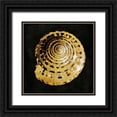 thumbnail image 1 of Kelly, Caroline 15x15 Black Ornate Wood Framed with Double Matting Museum Art Print Titled - Golden Ocean Gems IV, 1 of 4