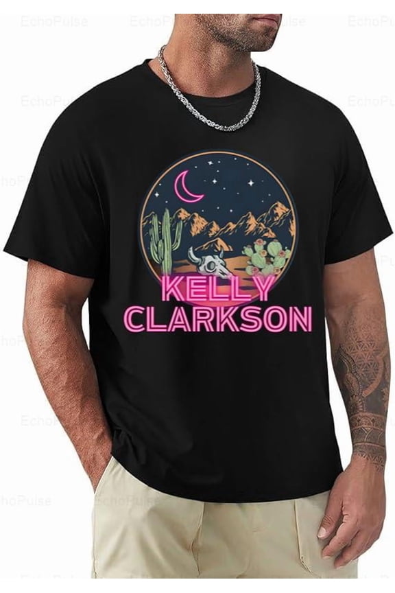 Kelly Clarkson Neon Moon Country Music Song Cover Performance Fan Unisex T-Shirt