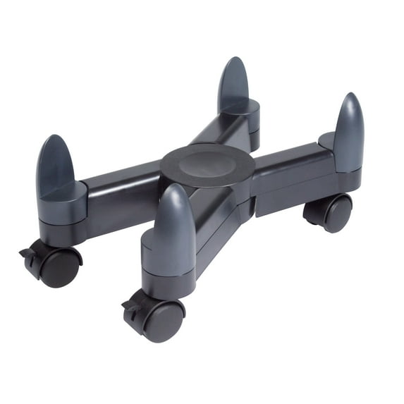 Kelly Computer Supply Computer Stand with Locking Wheels, 3 x 16-1/2 x 4-1/2, Black