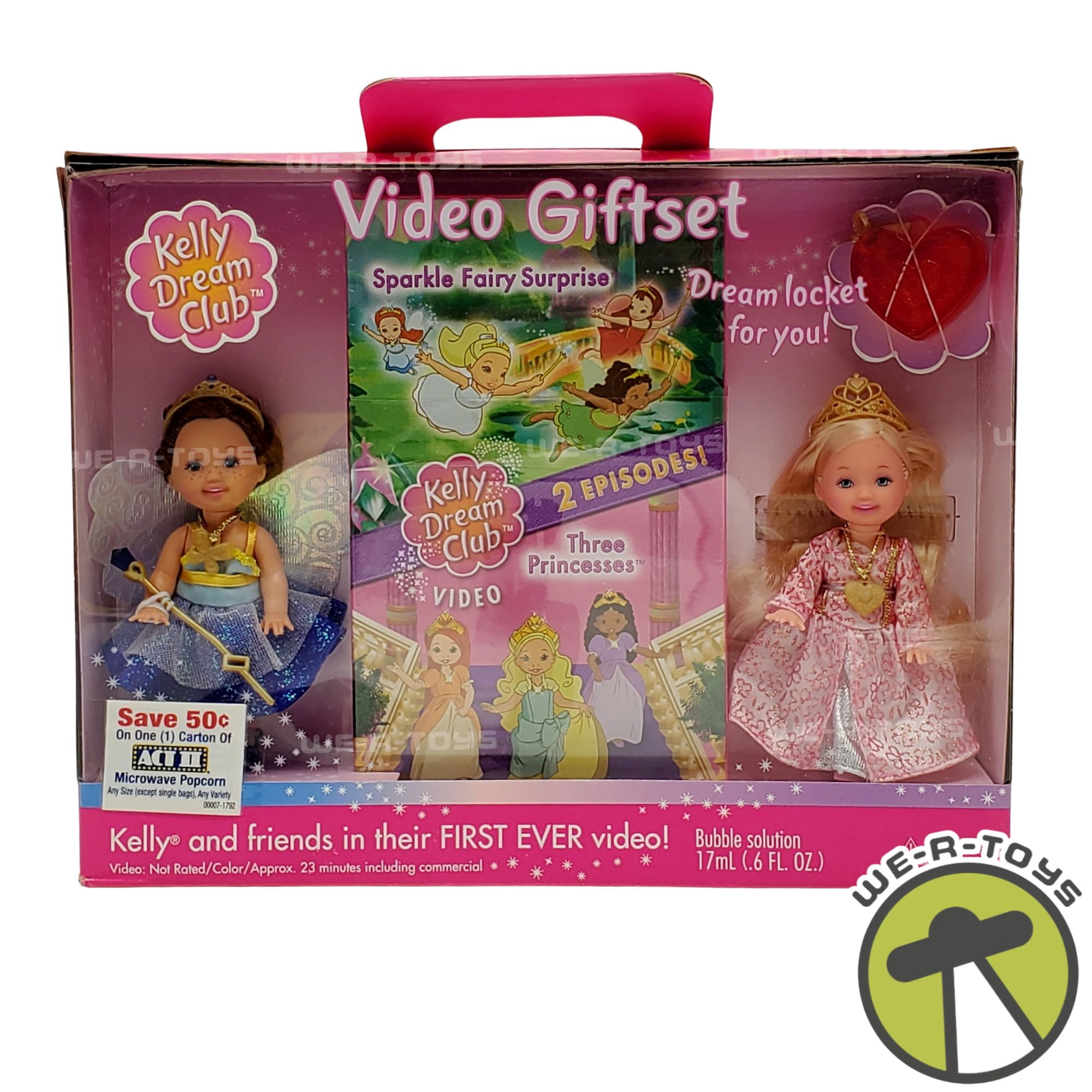 Kelly Dream Club Video Giftset Princess Kelly & Sapphire Fairy Chelsie Dolls NEW