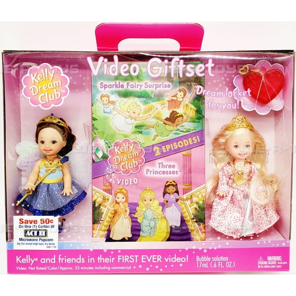 Kelly Dream Club Video Giftset Princess Kelly & Sapphire Fairy Chelsie Dolls NEW