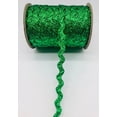 thumbnail image 1 of Kelly Green 1/2" Metallic Ric Rac, 1 of 3