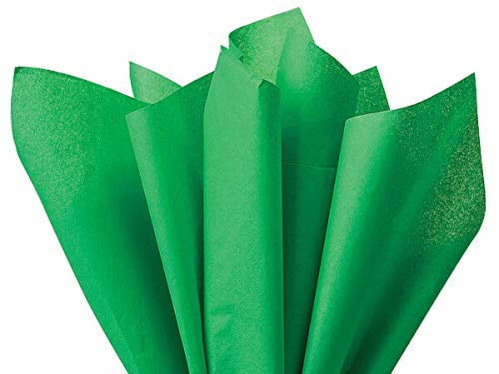 Kelly Green Tissue Paper Squares, Bulk 24 Sheets, Presents by