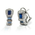 thumbnail image 1 of Kelly Herd Women's Blue Ranger Style Buckle Earrings - 3I000000 One Size, 1 of 1