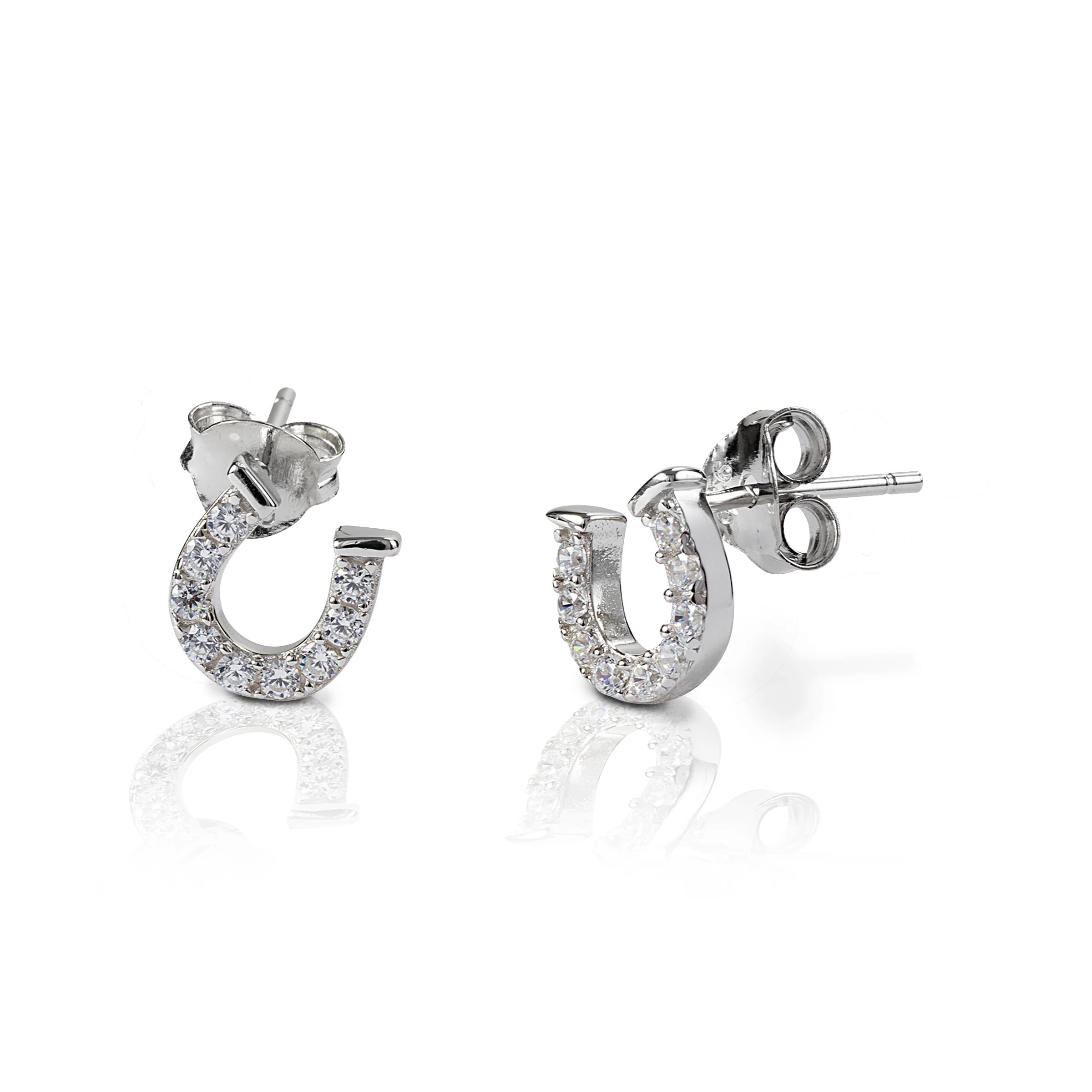 Kelly Herd Women's Clear Horseshoe Earrings - 11E00000 One Size