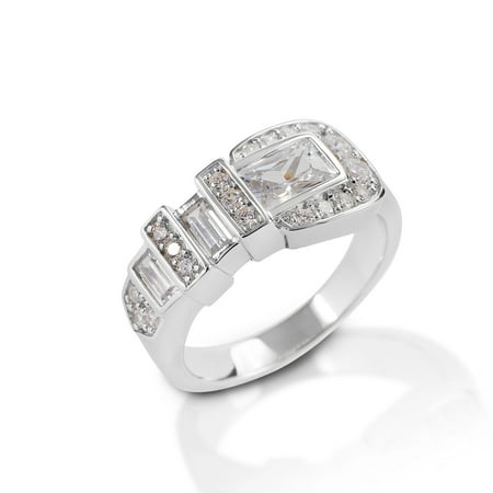 Kelly Herd Women's Clear Ranger Style Buckle Ring - 3B000000 6