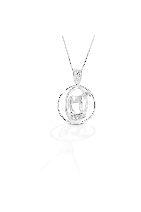 Small World Trophy Necklace - Sterling Silver