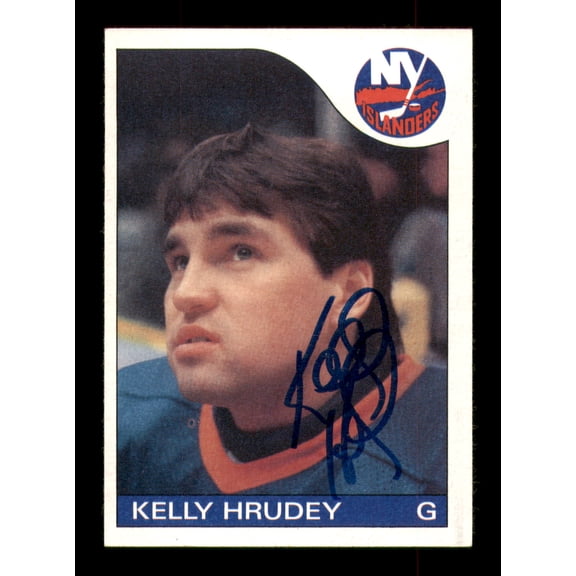 Kelly Hrudey Autographed 1985-86 Topps Rookie Card #122 New York Islanders SKU #251154