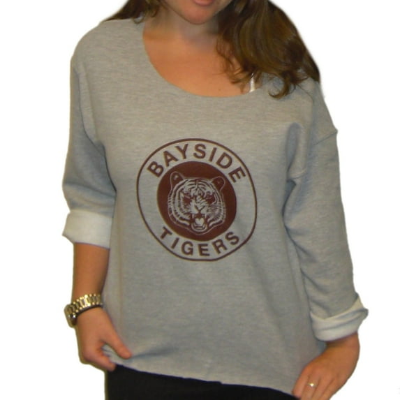 Kelly Kapowski Bayside Tigers Cut Sweatshirt