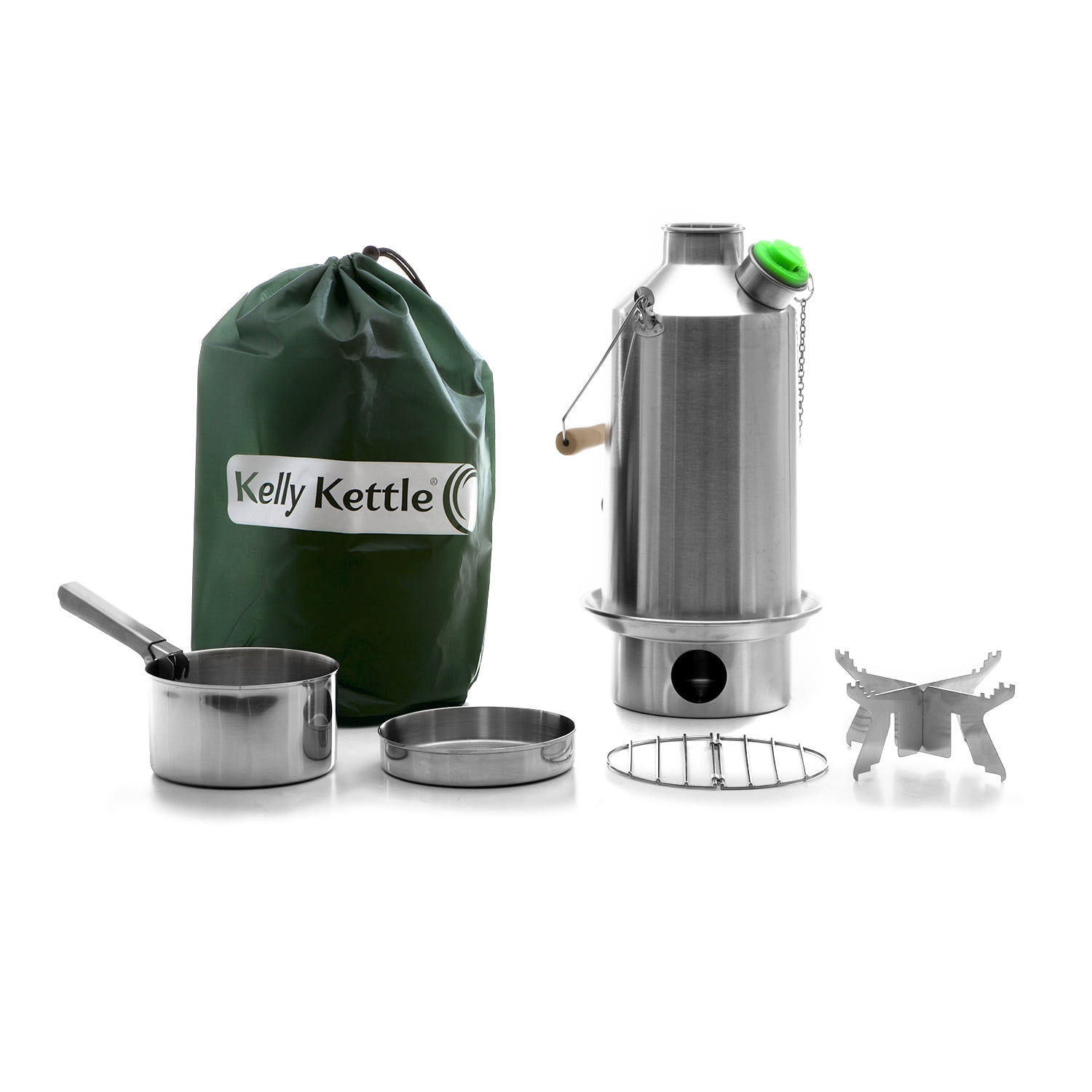 Kelly Kettle Base Camp Kettle1.5 L 未使用 Kelly Kettle Base Camp Large Kit - Stainless Steel, Portable