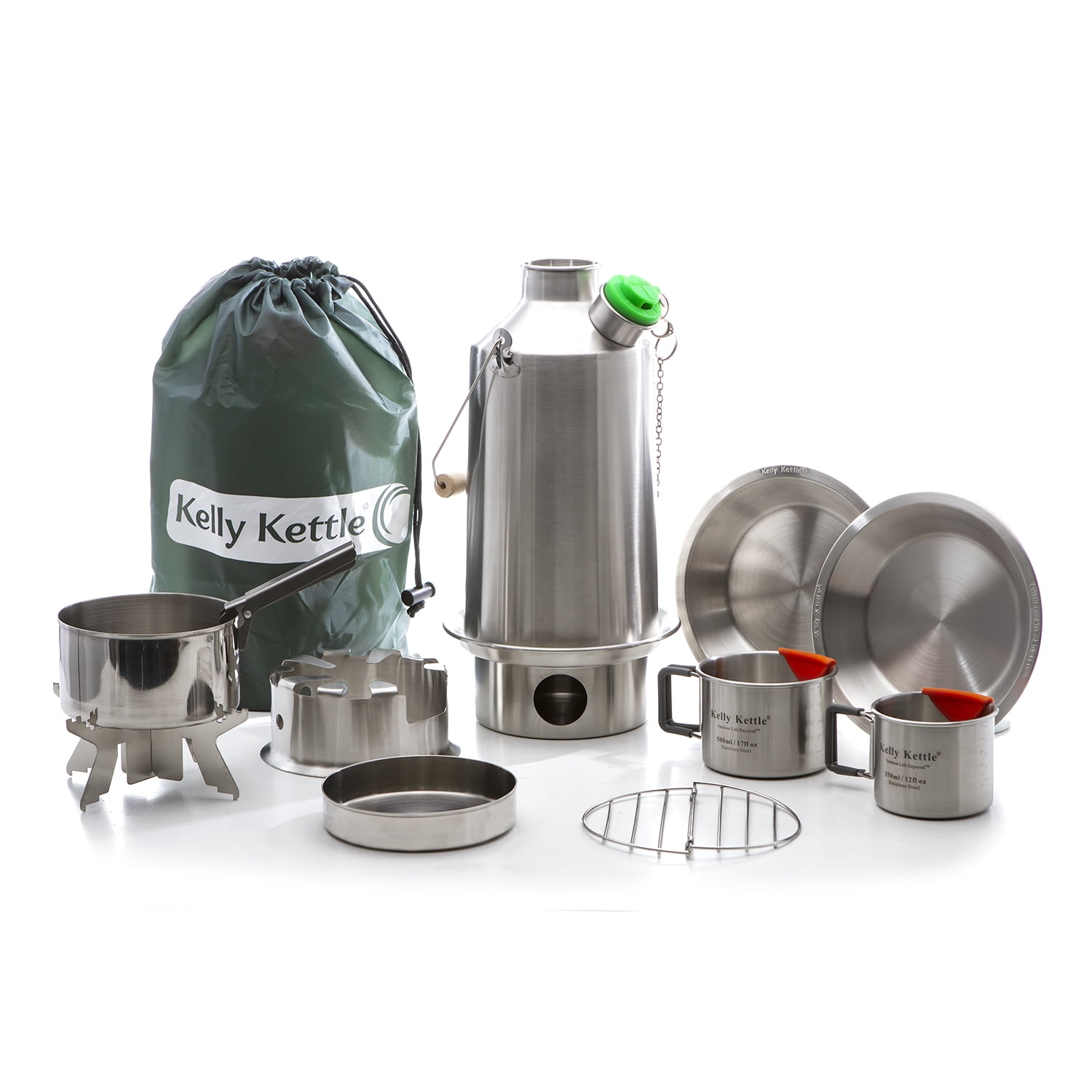 Kelly Kettle Ultimate Base Camp Kit - Large Stainless Steel