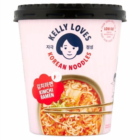 Kelly Loves Korean Kimchi Ramen Noodles 188g, British Import (Pack of 3)