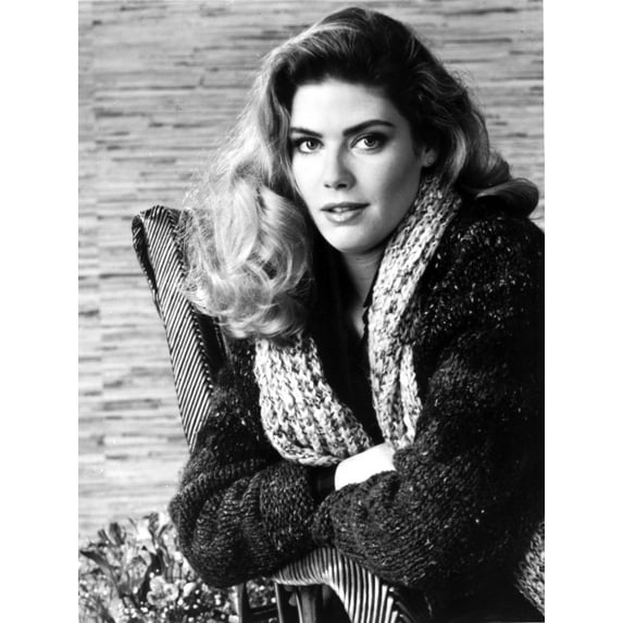 Kelly McGillis wearing Furry Coat Portrait Photo Print (24 x 30)