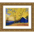 thumbnail image 1 of Kelly, Mike 14x12 Gold Ornate Wood Framed with Double Matting Museum Art Print Titled - Hartmans Place, 1 of 4