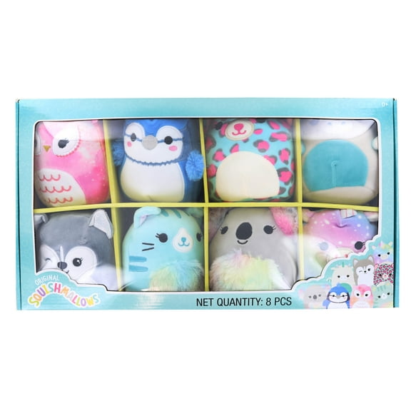 Kelly Toy Original Squishmallows 5-Inch Mini Plush 8-Pack Set White One_Size
