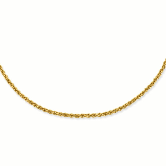 Kelly Waters Gold-plated 2mm French Rope 20 inch Chain