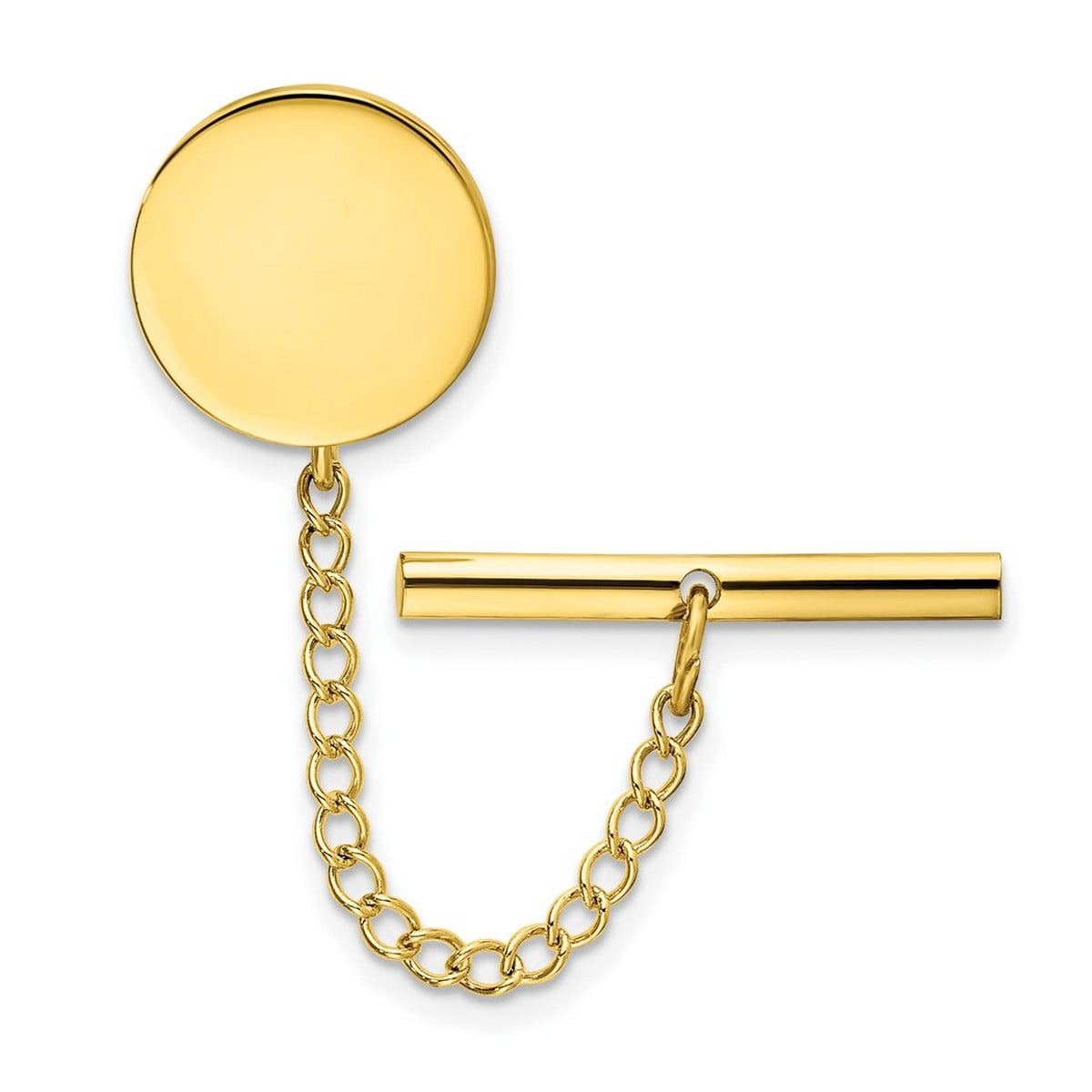 Stainless Steel Engravable Round Infinity Tie Tac main image 1