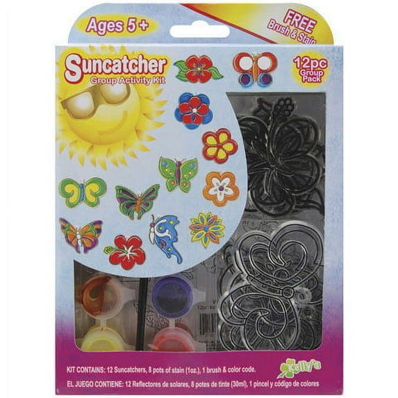 Kelly's Crafts Suncatcher Group Pack - Butterfly Flower