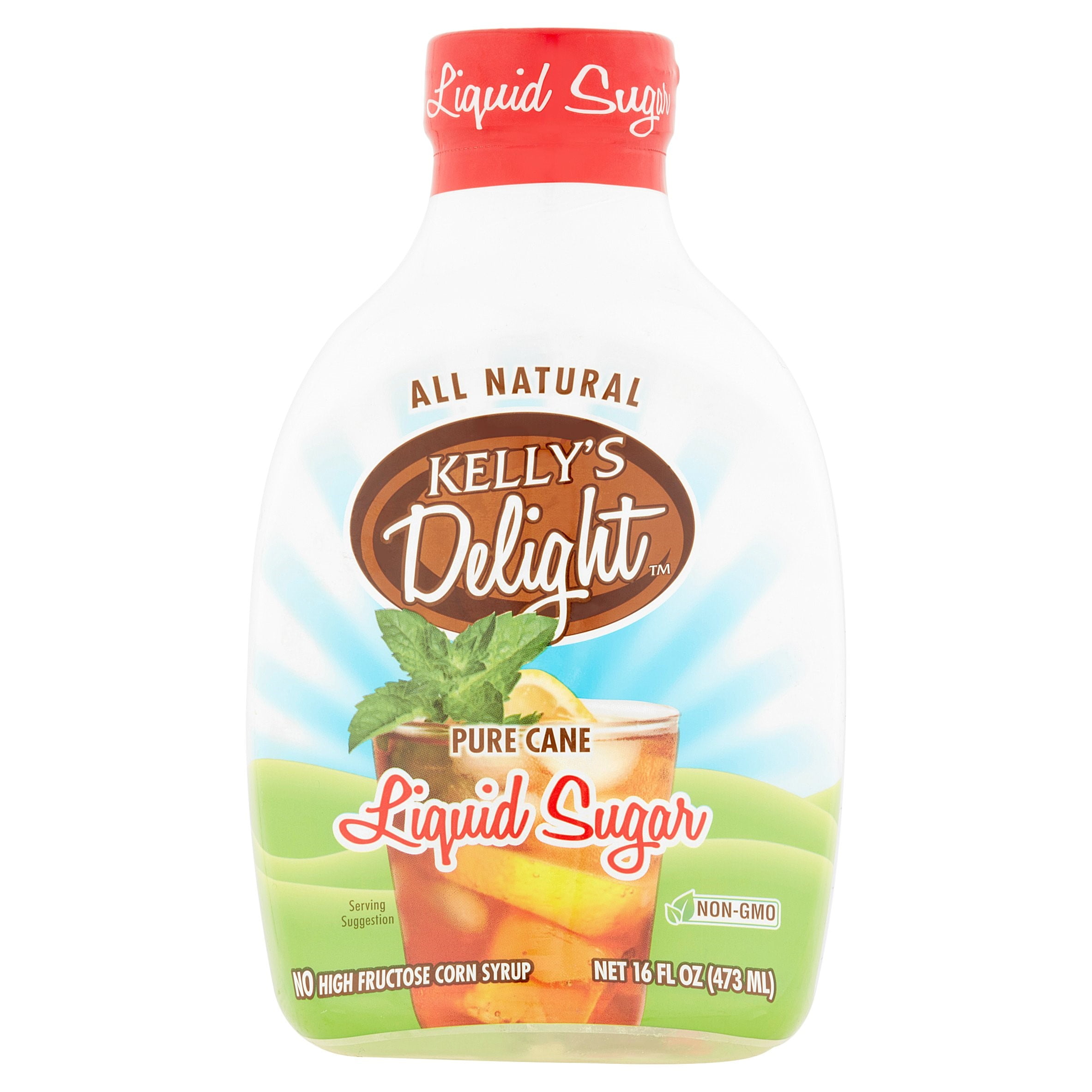 Kelly's Delight Pure Cane Liquid Sugar, 16 fl oz