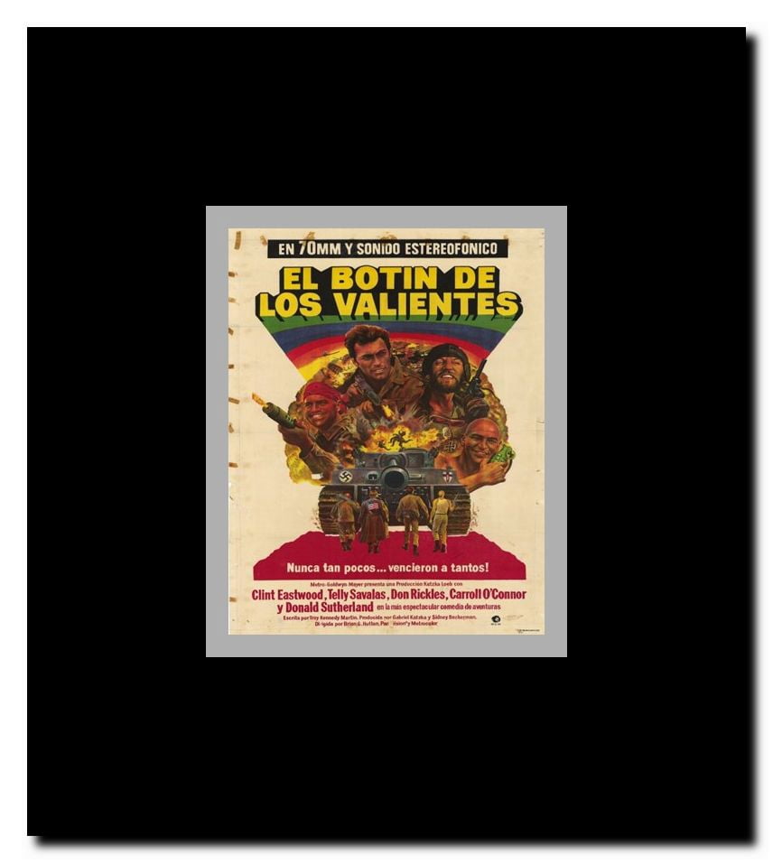 Kelly's Heroes Framed Movie Poster