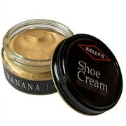 Kellys Shoe Cream - Professional Shoe Polish - 1.5 oz - Banana