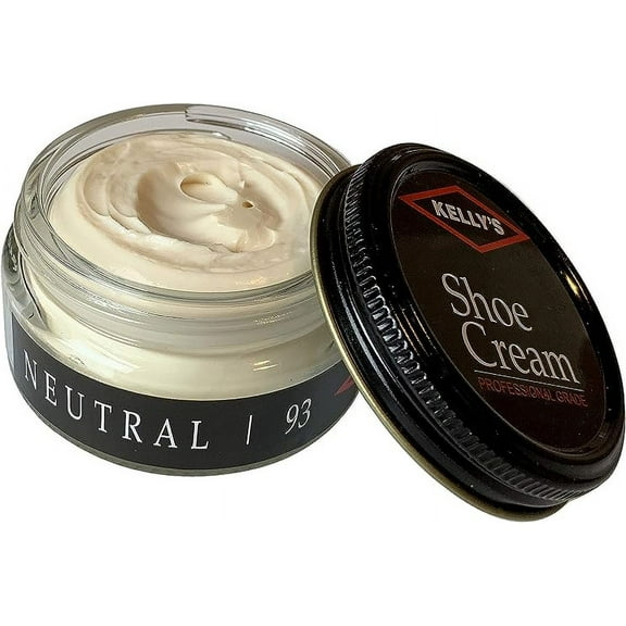 Kelly's Shoe Cream - Professional Shoe Polish - 1.5 oz - Neutral