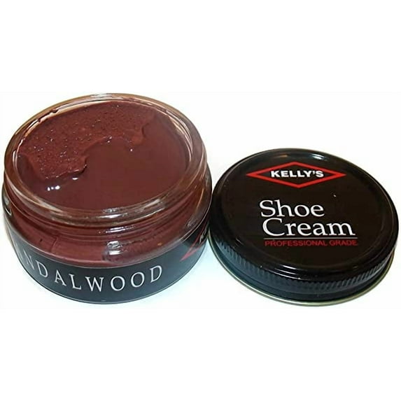 Kelly's Shoe Cream - Professional Shoe Polish - 1.5 oz - Sandalwood
