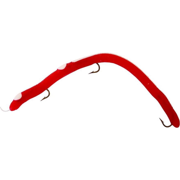 Kellys ST102-RW Striper Pre-Rigged Plastic Worm 5 1/2" 3 Size 6 Hooks