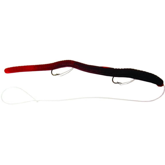 Kellys WBC108-PN Weedless Bass Crawler Pre-Rigged Plastic Worm 6
