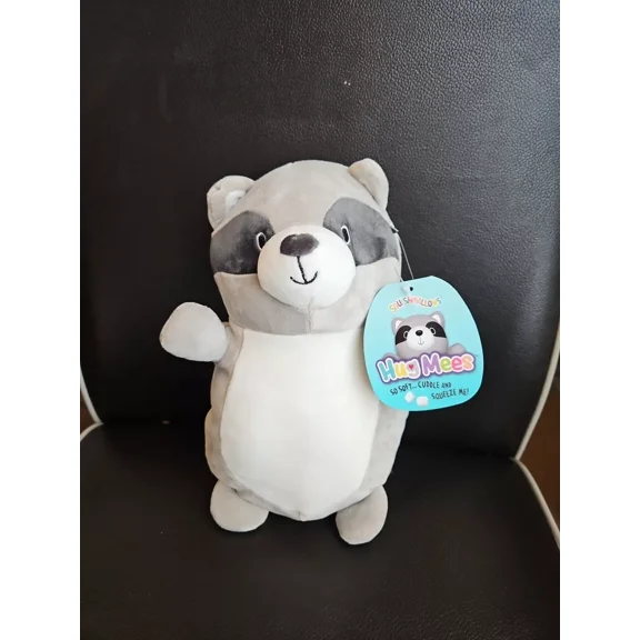 Kellytoy Squishmallows 2019 Hug Mees Troy Grey Raccoon 10" Plush Stuffed Animal