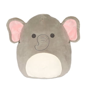 Kellytoy Squishmallows Baby Elephant Themed Pillow Plush Toy, 9 inches