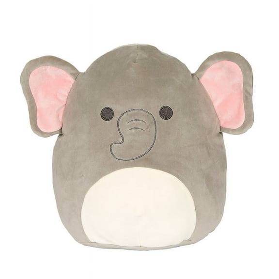 Kellytoy Squishmallows Baby Elephant Themed Pillow Plush Toy, 9 inches